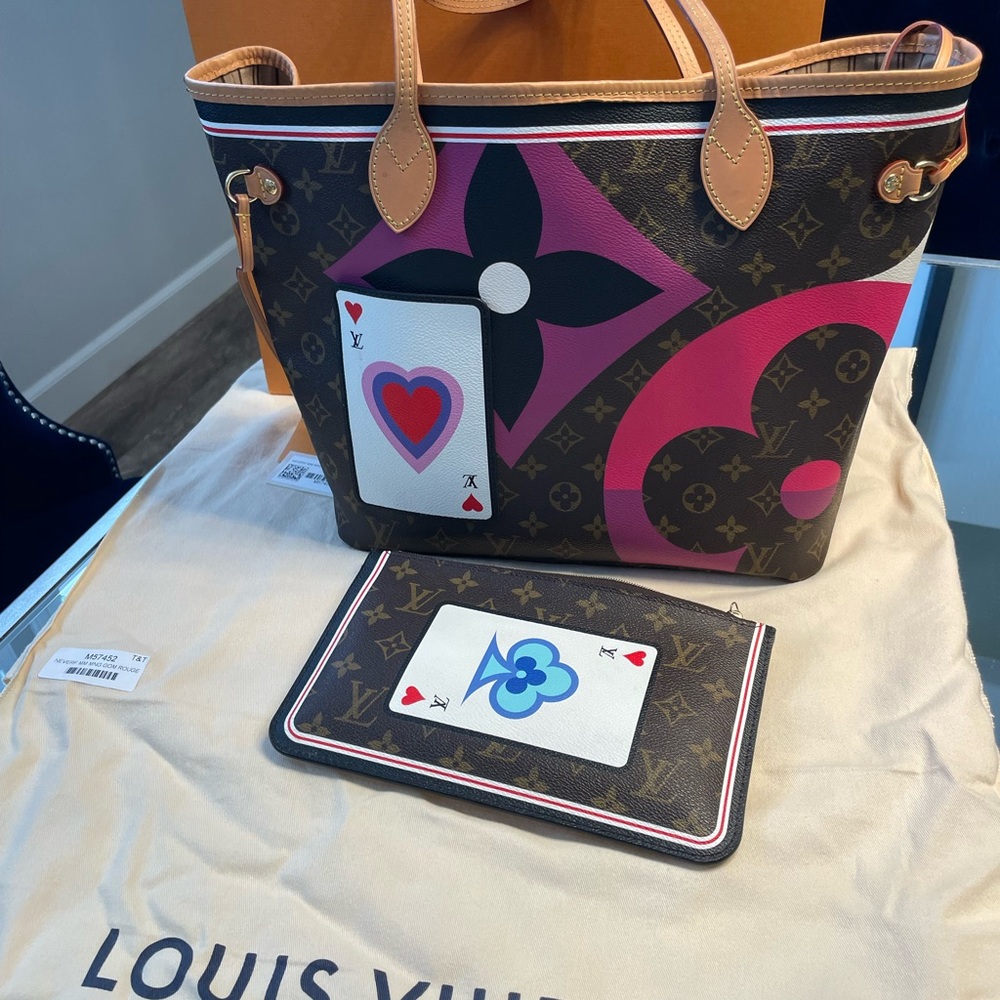 Louis Vuitton Monogram Neverfull MM limited edition Game On